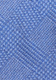 Sky Blue Prince of Wales Checkered Bow Tie
