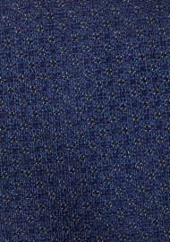 Matte Textured Mens Pocket Square in Navy Blue