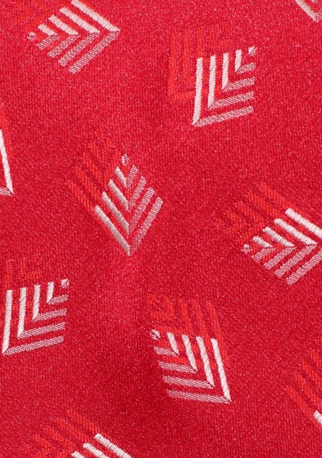Fern Pattern Bowtie in Bright Red