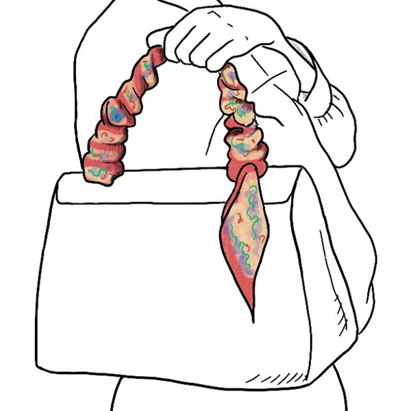 euro knot ladies silk scarf folding instructions