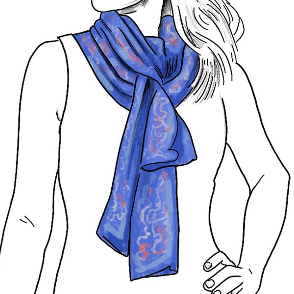 euro knot ladies silk scarf folding instructions