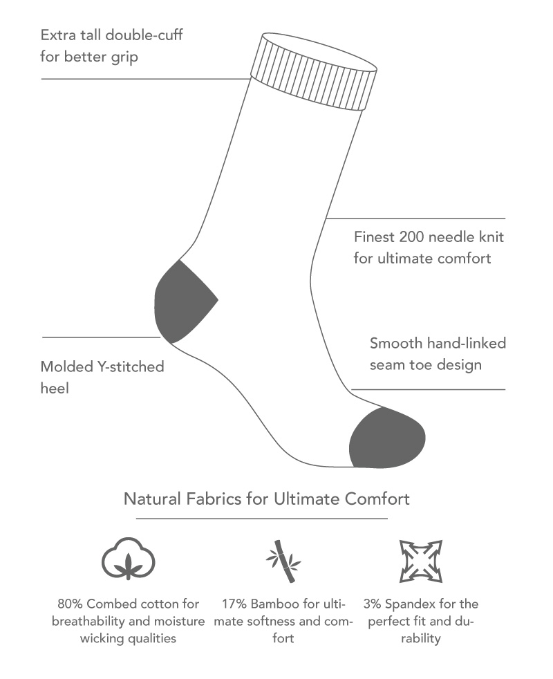 Bamboo Dress Socks