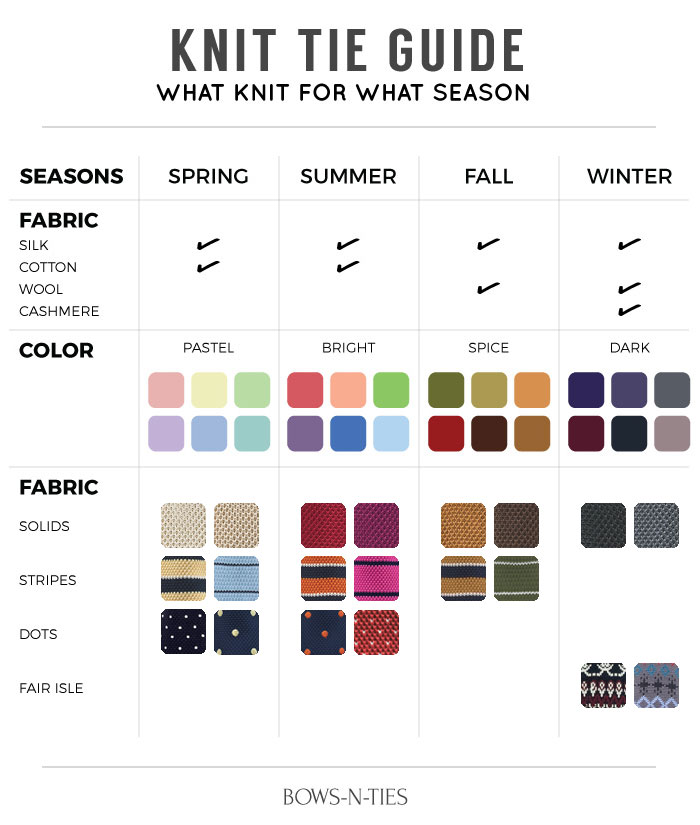 how to wear a knitted necktie