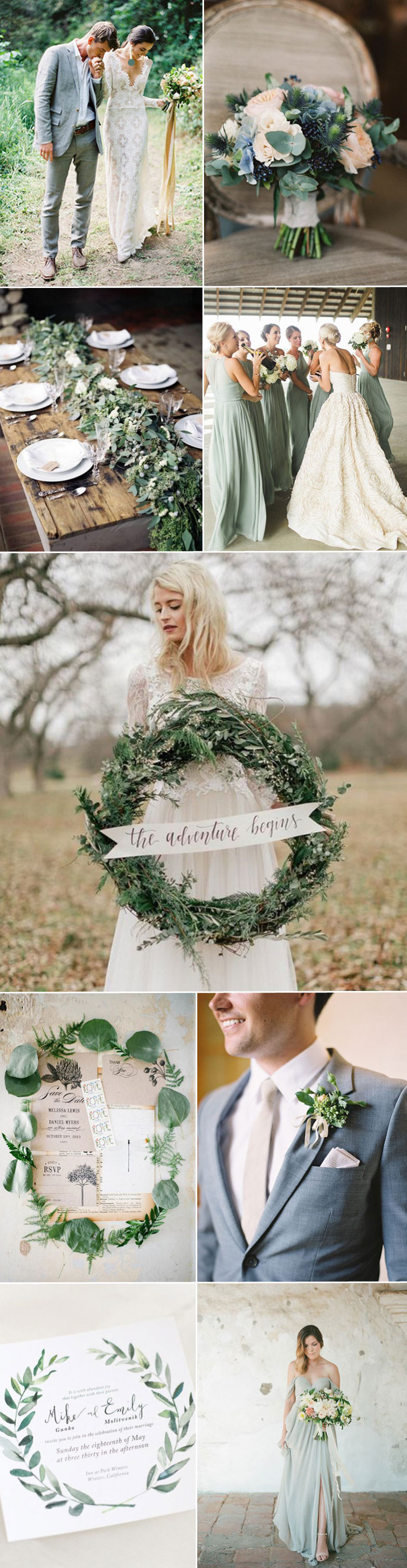 Sage Green and Wheat Wedding Ideas