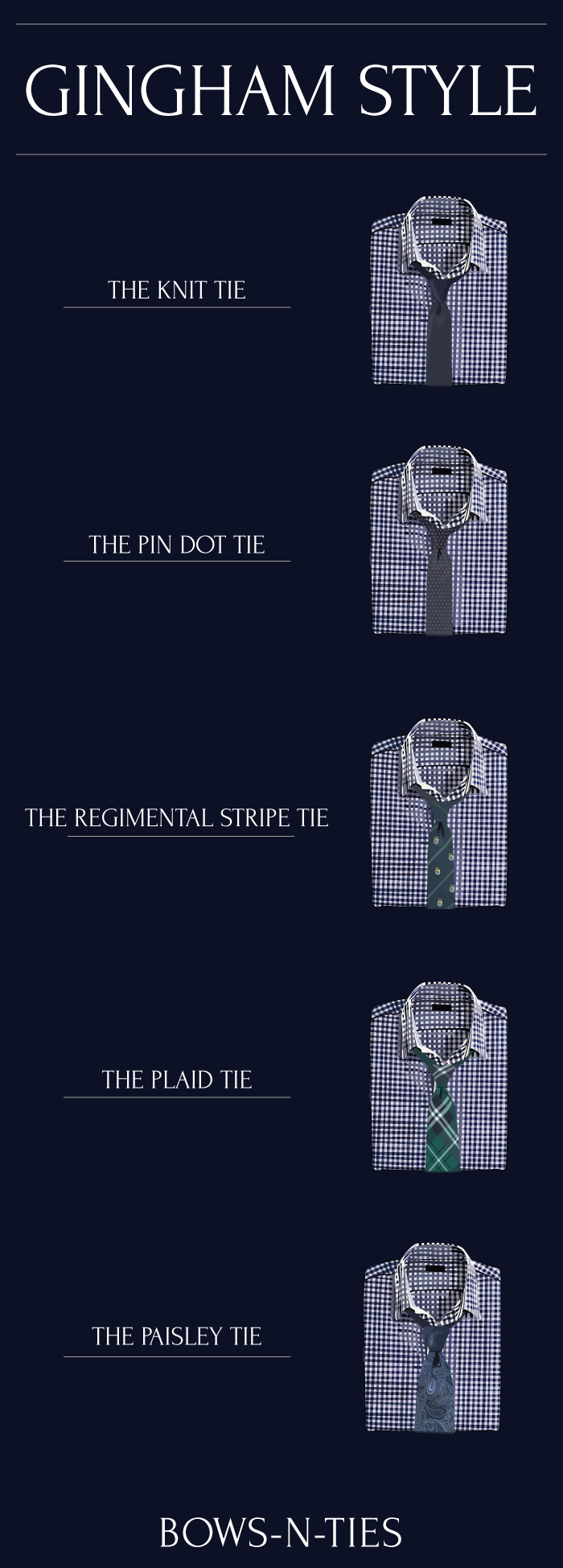 How To Accessorize A Gingham Shirt