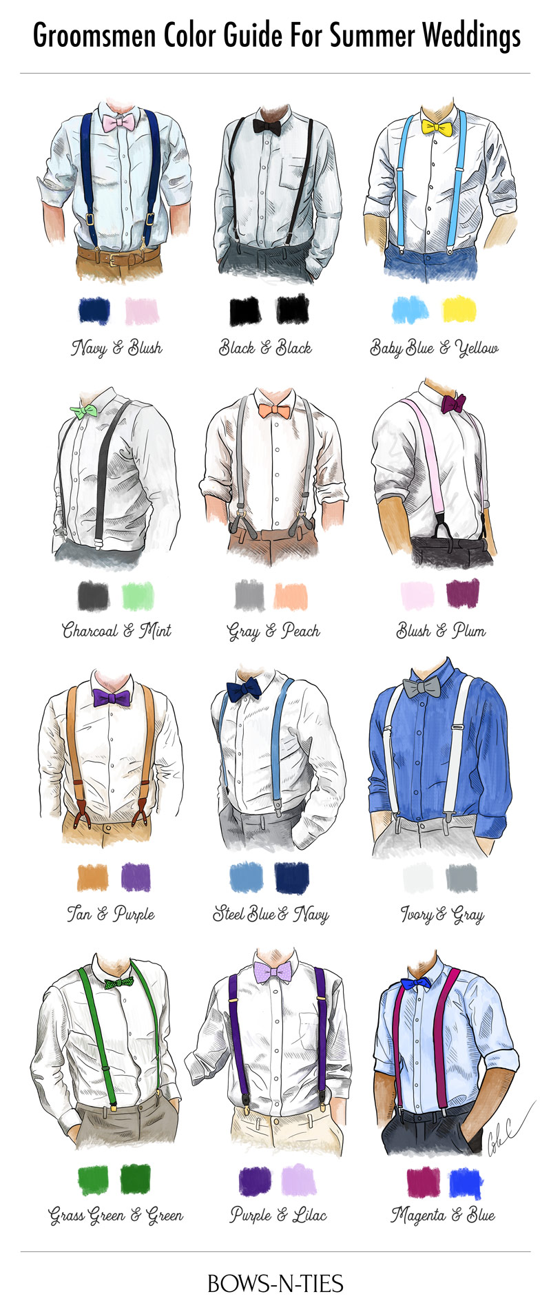 Summer Wedding Color Guide