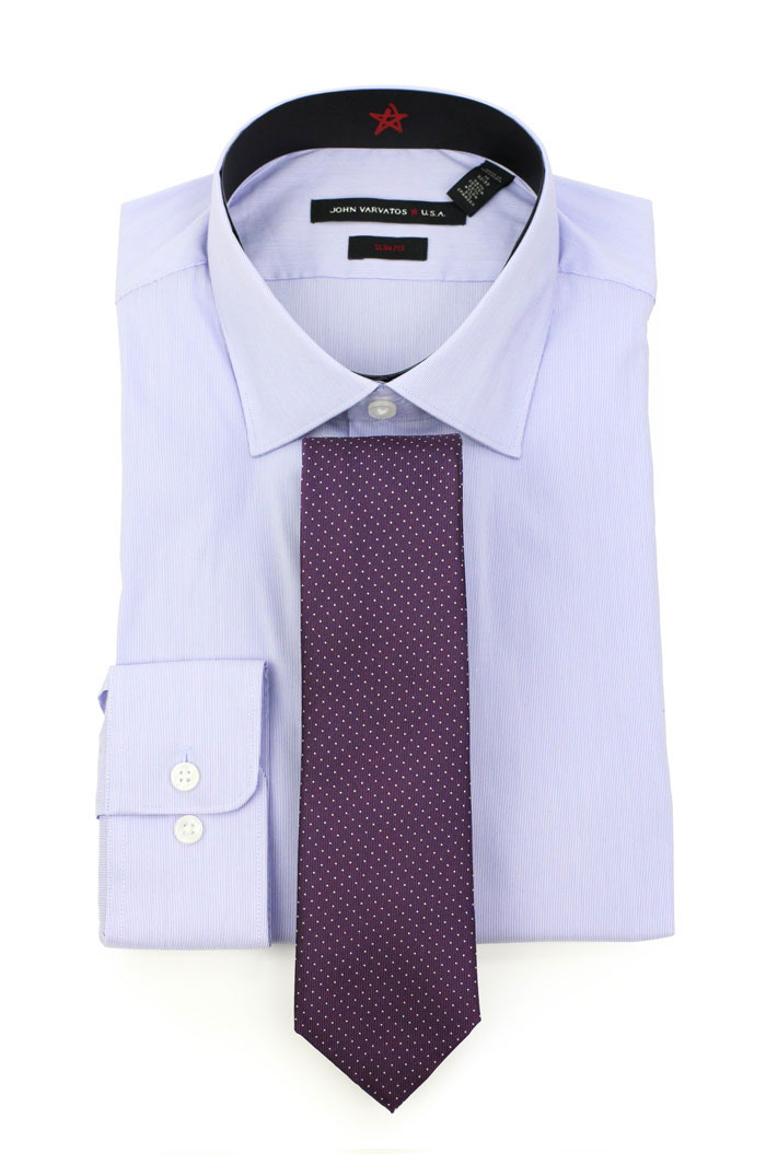 Purple Shirt + Purple Tie