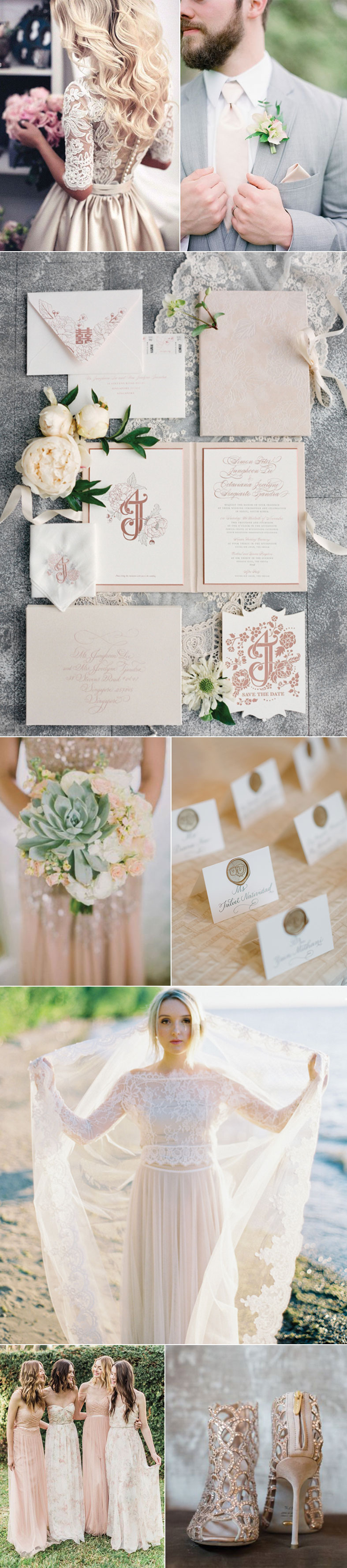 Champagne Blush Wedding Inspiration