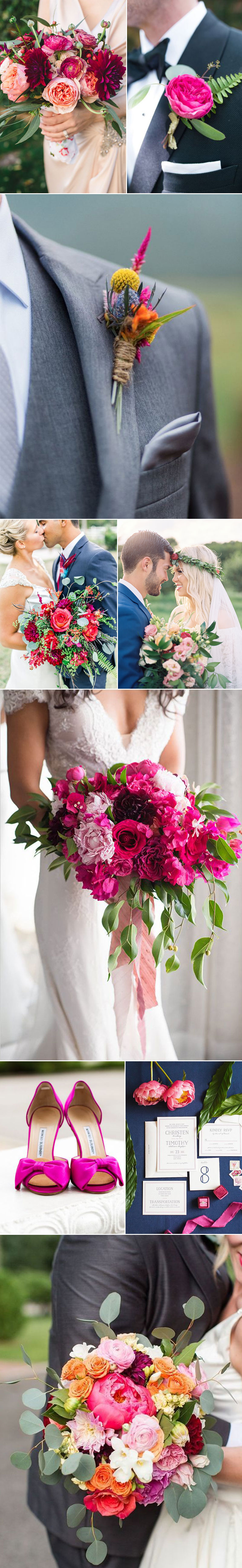 Wedding Ideas in Fuschia Pink 