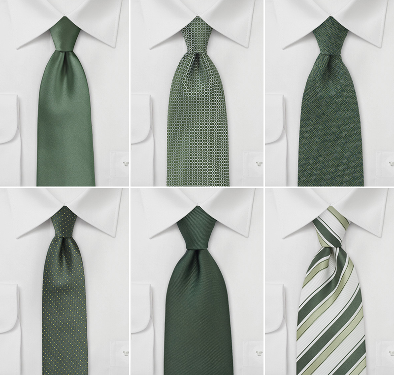 Designer Grooms Accessories in Olives
