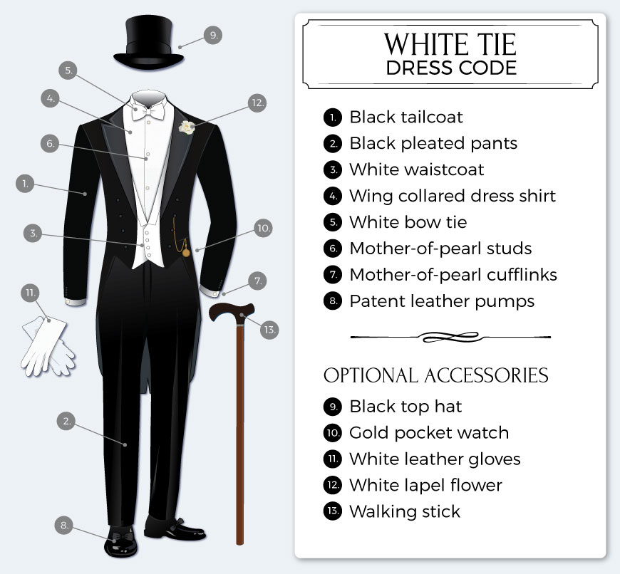 White Tie Dress Code