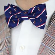 Beta Theta Pi Men's Pre-Tied Bow Tie Styled