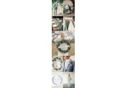 Wedding Color Ideas for Sage + Wheat