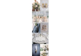 Glam Gray and Gold Wedding Ideas
