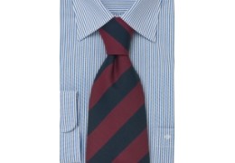 Striped Shirt & Striped Tie?
