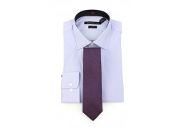 How To Style One Lilac Striped Shirt 4 Ways