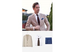 How To Wear A Lightweight Tan Blazer